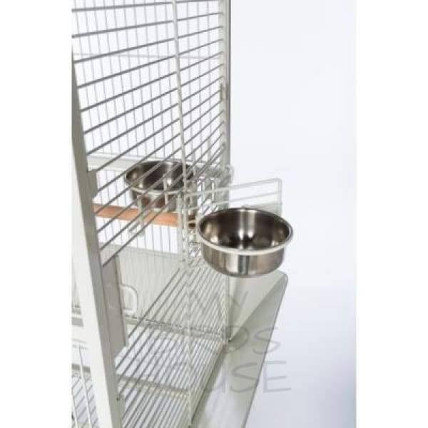 Small Pewter Bird Cage Y53937