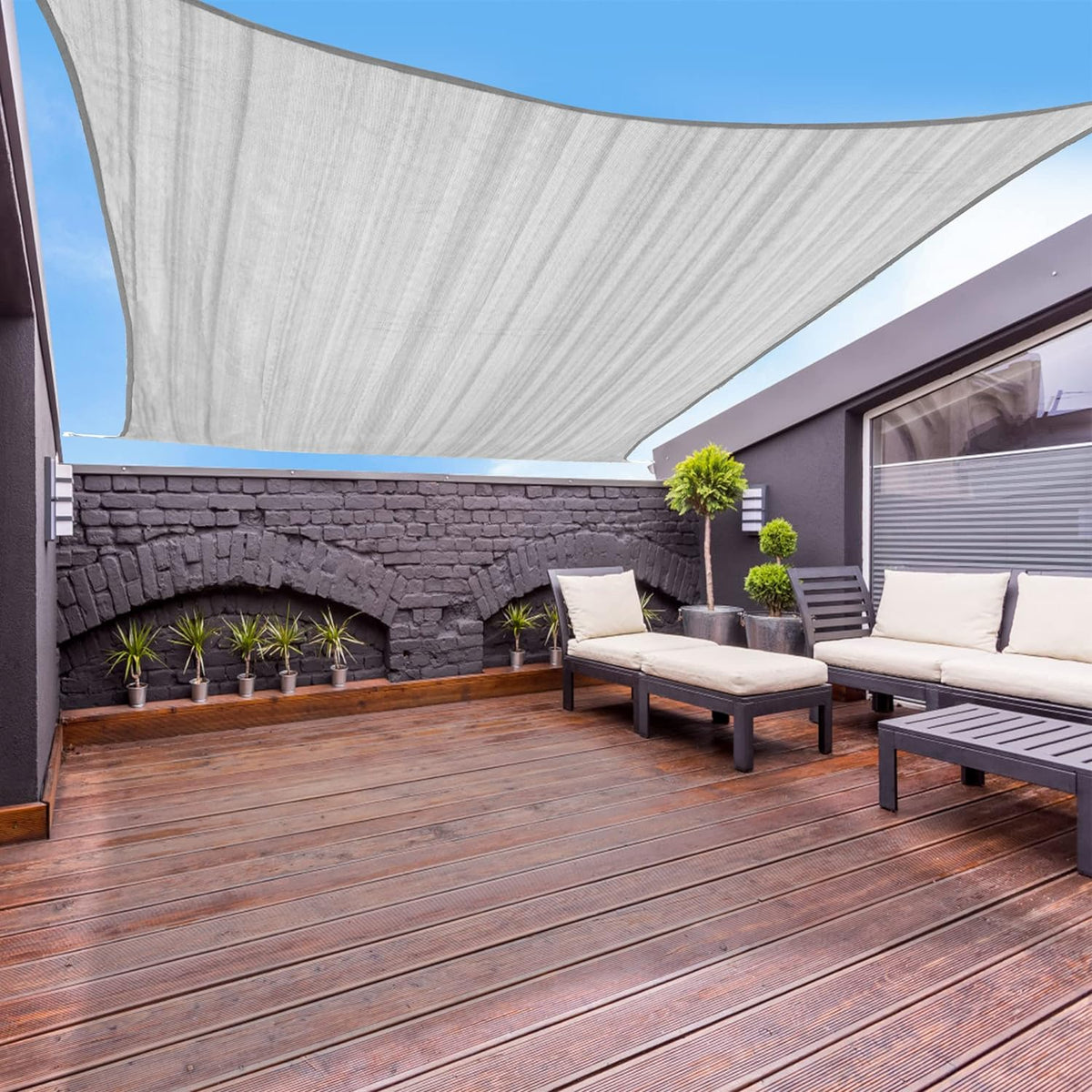 Sand Square Sun Shade Sail Canopy I1426