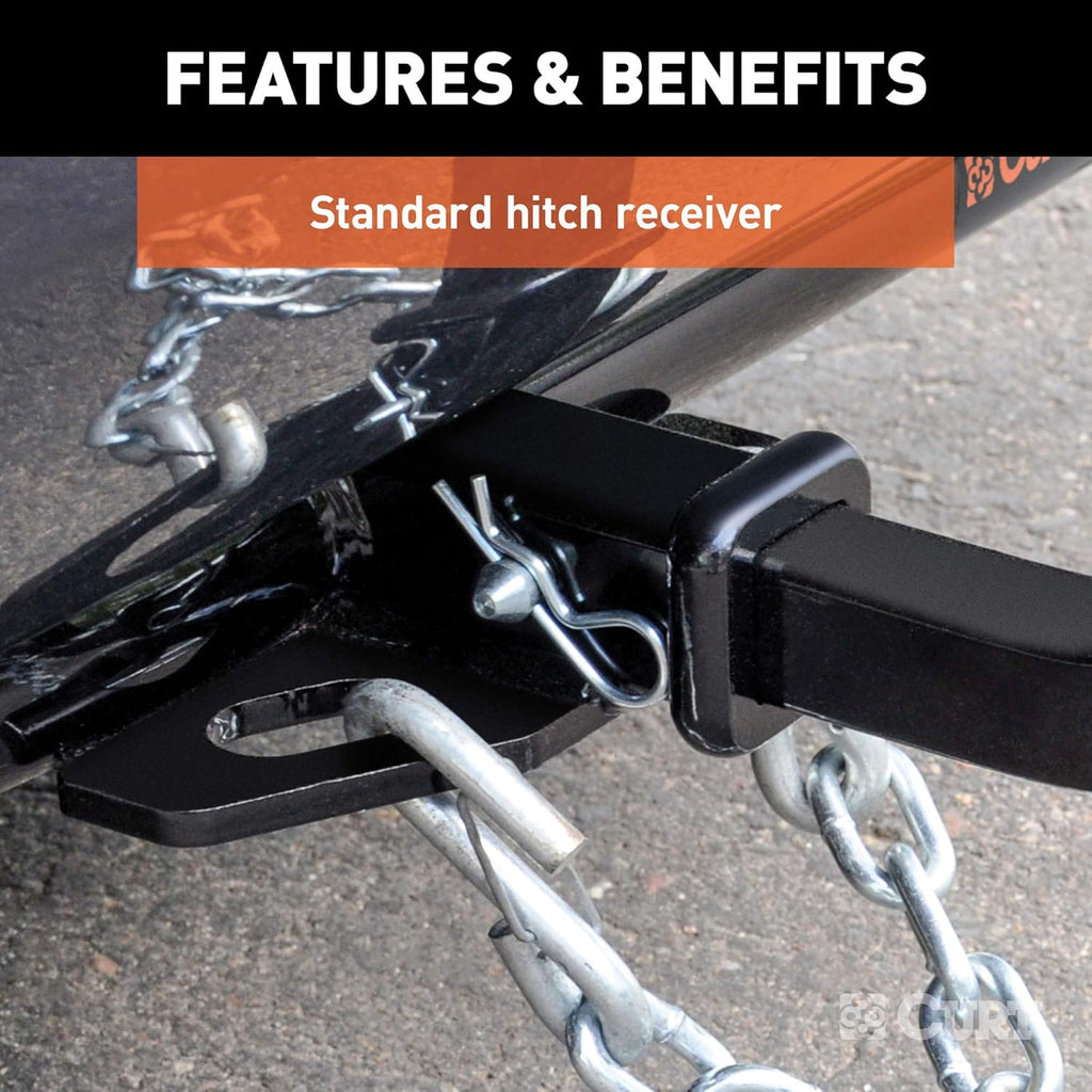 Class 2 Trailer Hitch with Ball Mount, 1-1/4-Inch Receiver V4511
