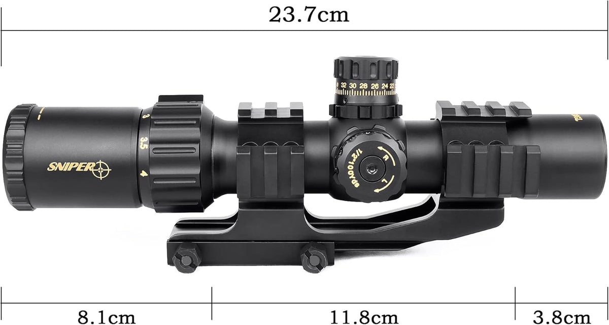 1-4X28 Scope R/G Illumination Reticle Pack of 2 F1842