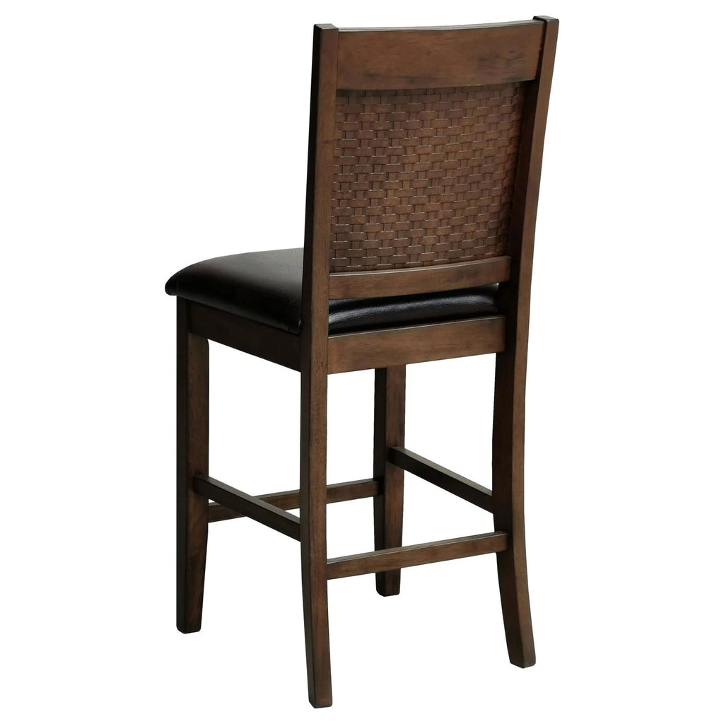 5-piece Rectangular Dining Set Brown and Walnut S13373