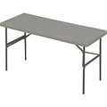 Folding Table, 60x24, Charcoal A60779