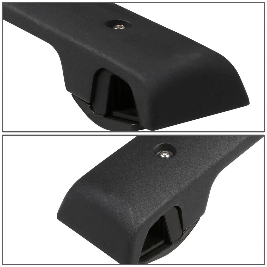 Black Aluminum Bolt-On Roof Rail Cross Bar M390205