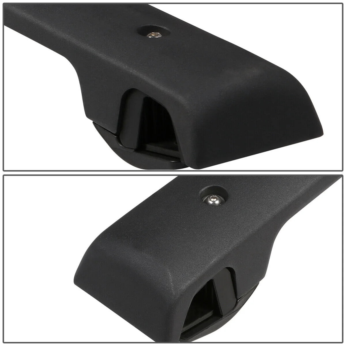 Black Aluminum Bolt-On Roof Rail Cross Bar M390205