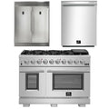 48 Inch Gas Burner Electric Oven Pro Range, Dishwasher, Refrigerator K10904