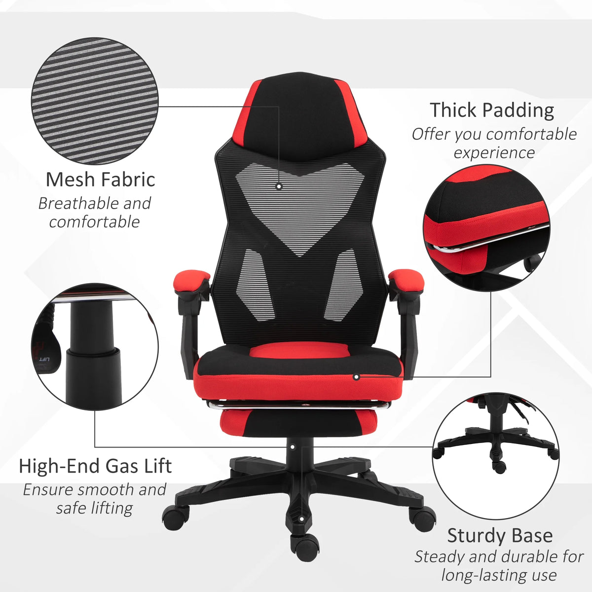Red Adjustable Height Active Chair E913869