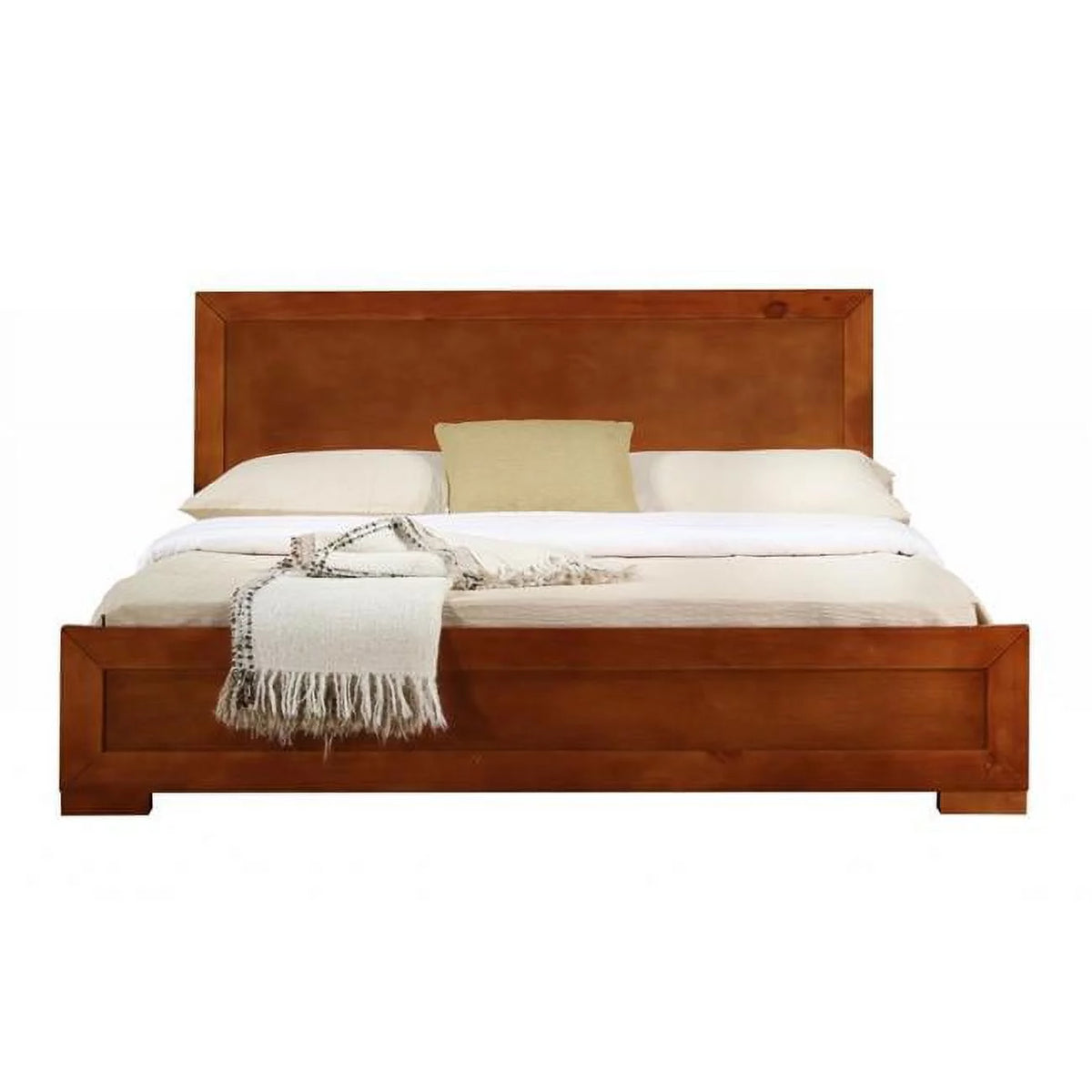 Wood King Size Platform Bed E9105