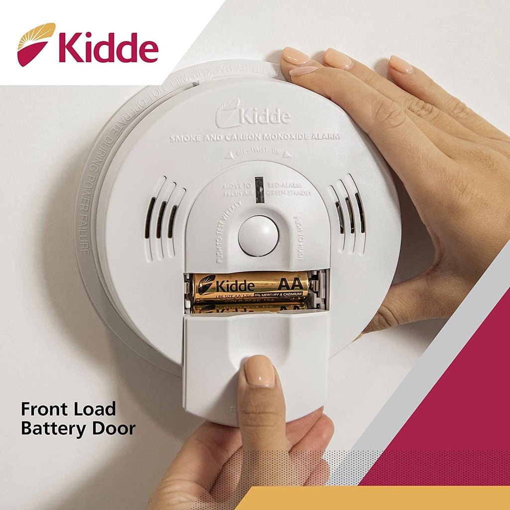 Hardwired Interconnect Smoke & Carbon Monoxide Detector with Battery Backup, Pack of 2 S418
