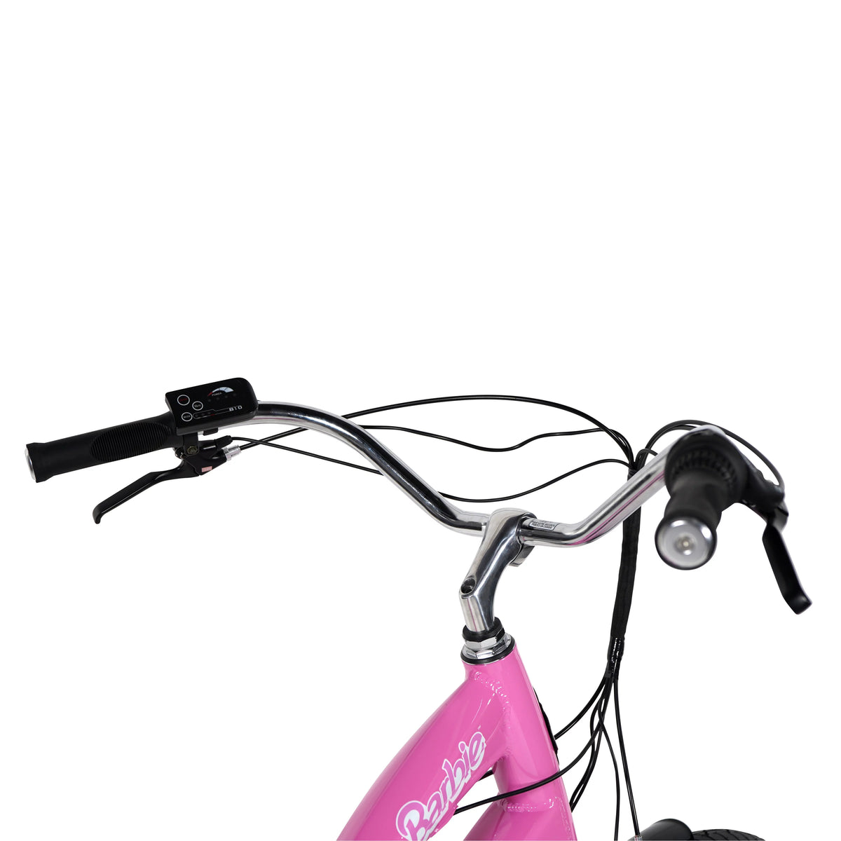 26" 36V Electric Cruiser E-Bike with Pedal-Assist, 250W Motor, Pink U6764