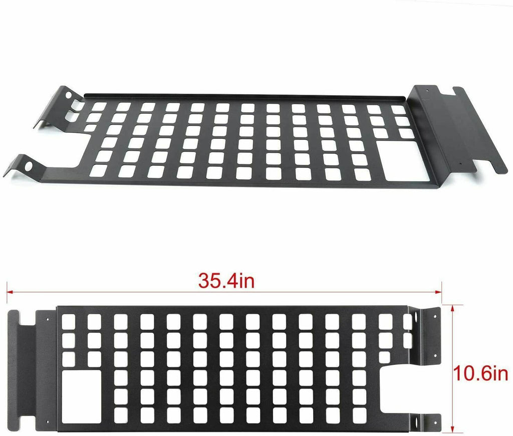 Black Roof Rack Hard Top Molle Luggage Panel A563008
