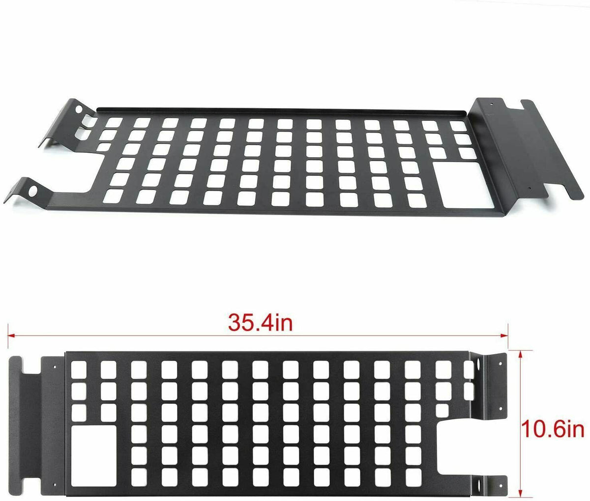 Black Roof Rack Hard Top Molle Luggage Panel A563008