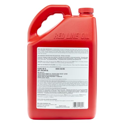 SAE 0W20 Fully Synthetic Motor Oil - 1 Gallon W211