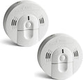 Hardwired Interconnect Smoke & Carbon Monoxide Detector with Battery Backup, Pack of 2 S418