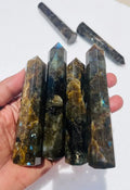 Labradorite Crystal Point 3 Pcs Set G763