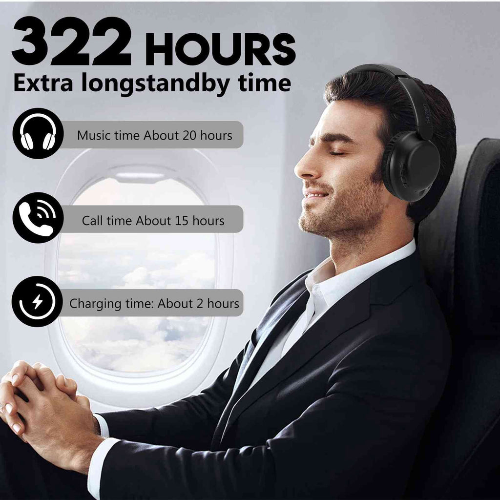 Wireless Bluetooth Over The Ear Headphones with Mic B43516