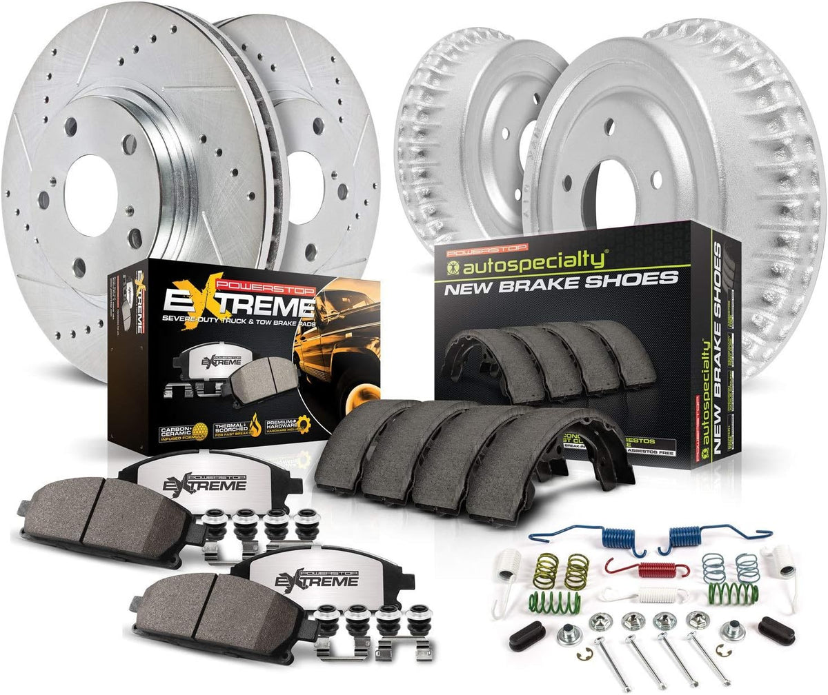 Front and Rear Carbon Fiber Ceramic Brake Kit K457703