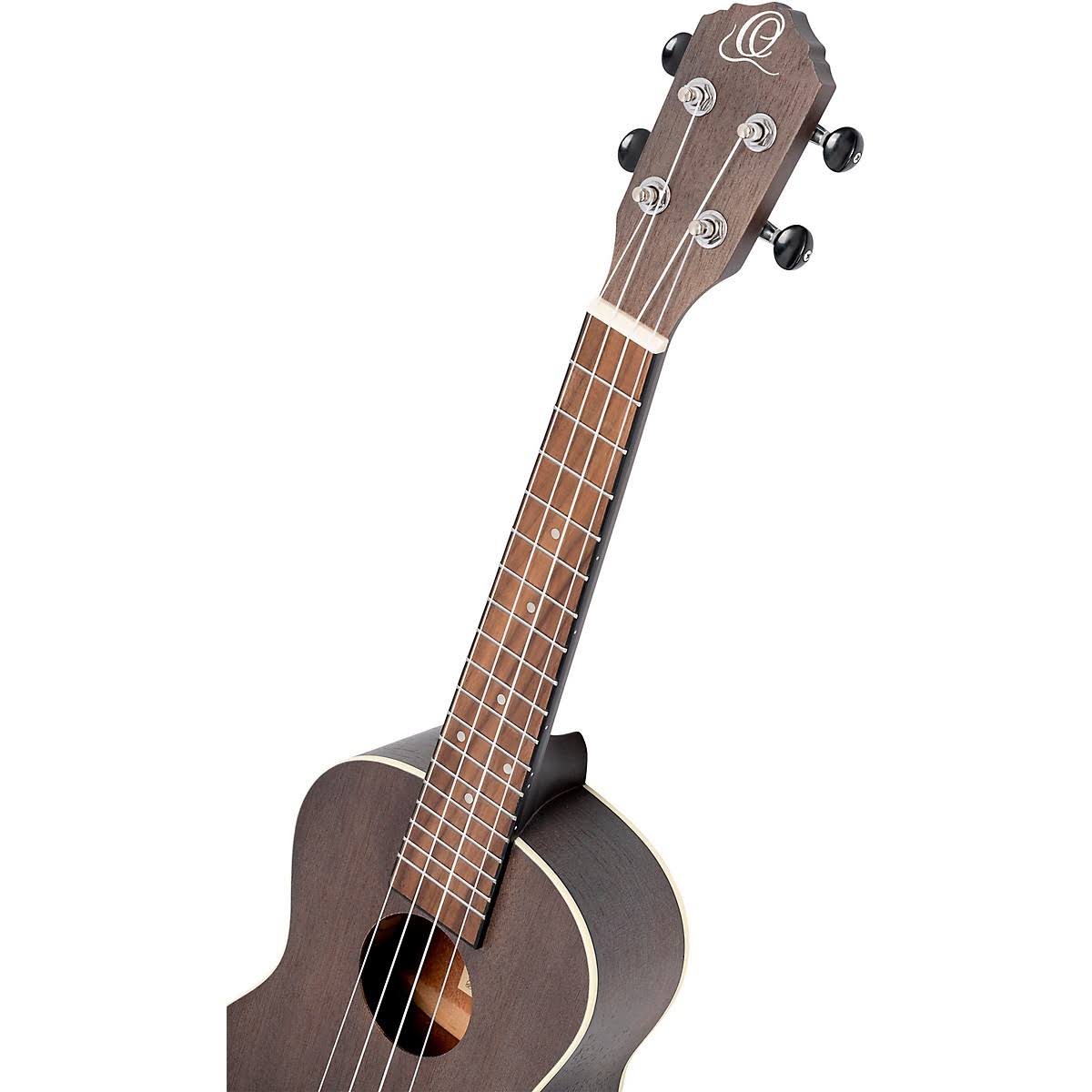 Left-Handed Concert Ukulele Coal Black G121