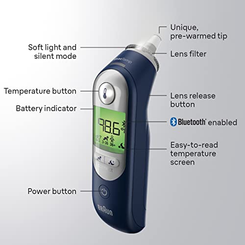Ear Thermometer with Color-Coded Digital Display N123