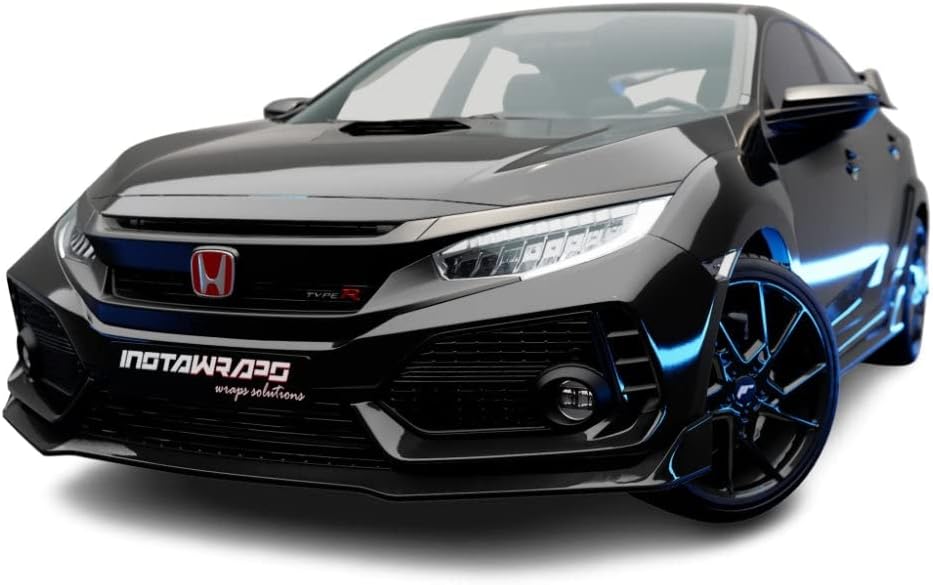 Gloss Black 5ft x 7ft Car Wrap Vinyl Film I602257