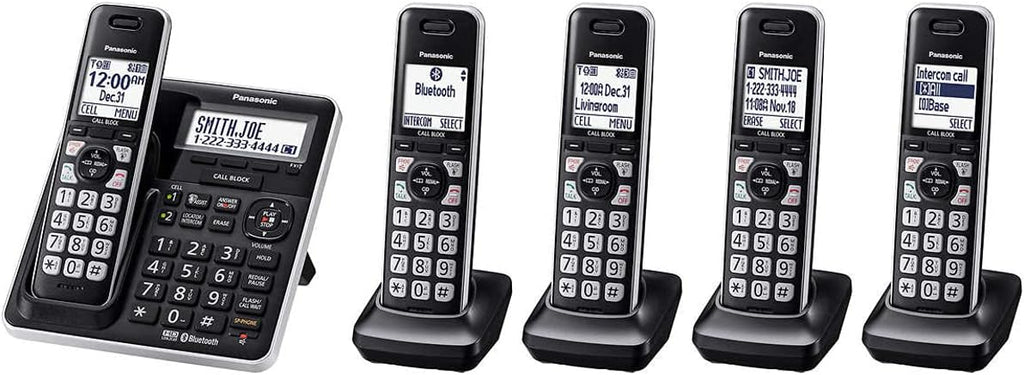 Expandable Cordless Phone System with 5 Handsets D44490