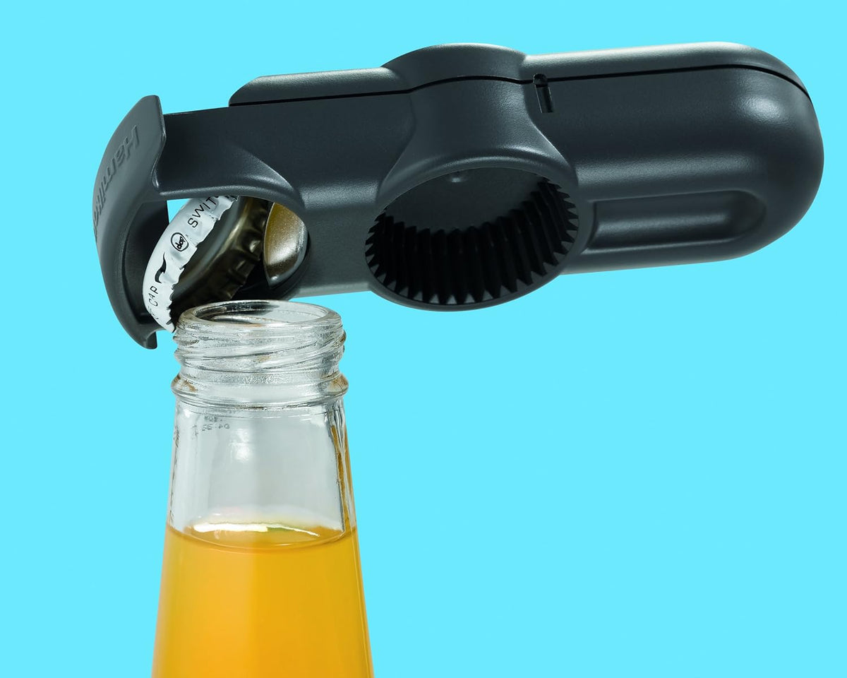 Black Electric Can Opener with Multi-Tool and Jar Lid Remover T162