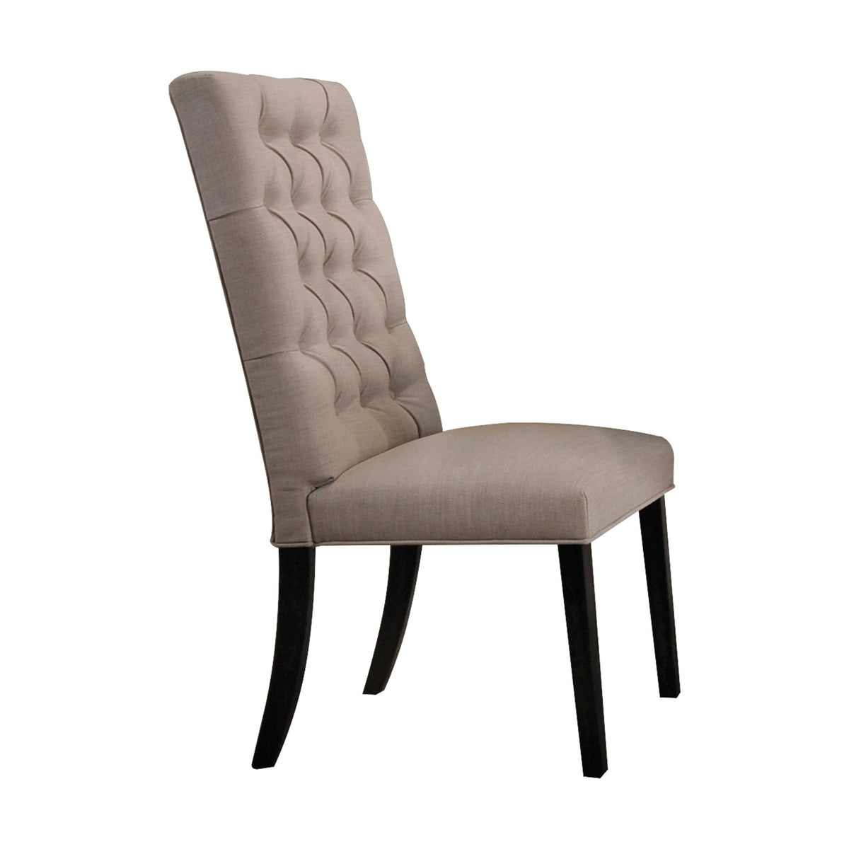 Tan Linen Side Chair Set of 2 N88639