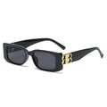 B-shaped Small Frame Square Polarized Sunglasses U9249