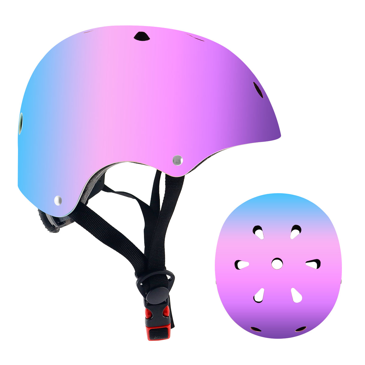 Green Kids Skateboard Helmet 48-54cm H628905