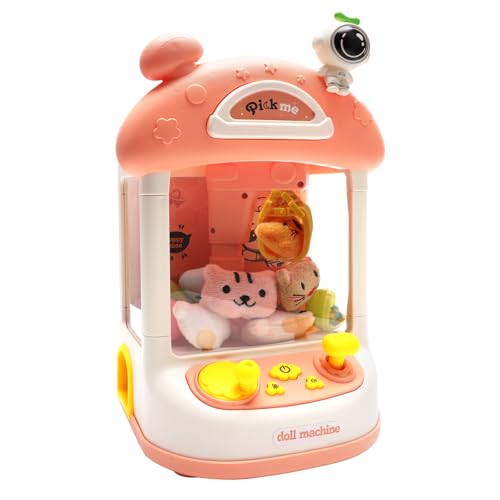Pink Mini Claw Machine with Music and Light X647