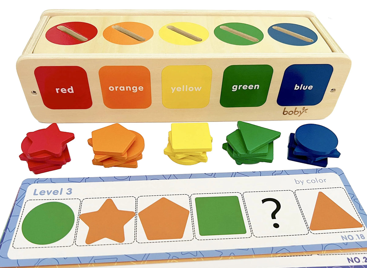Montessori Toys Sorting Learning Matching Box V30021