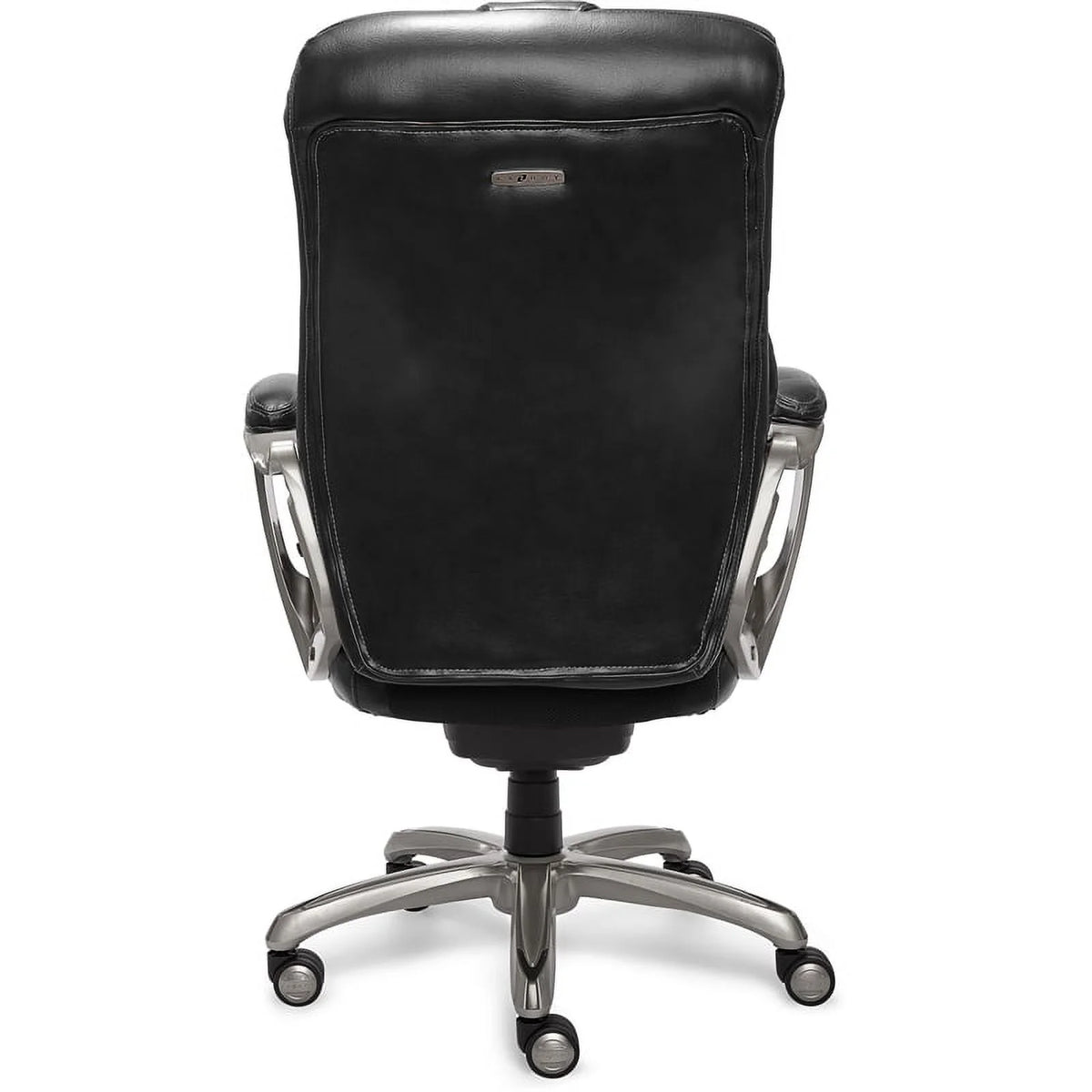 Black Faux Leather Metal Executive Office Chair U168