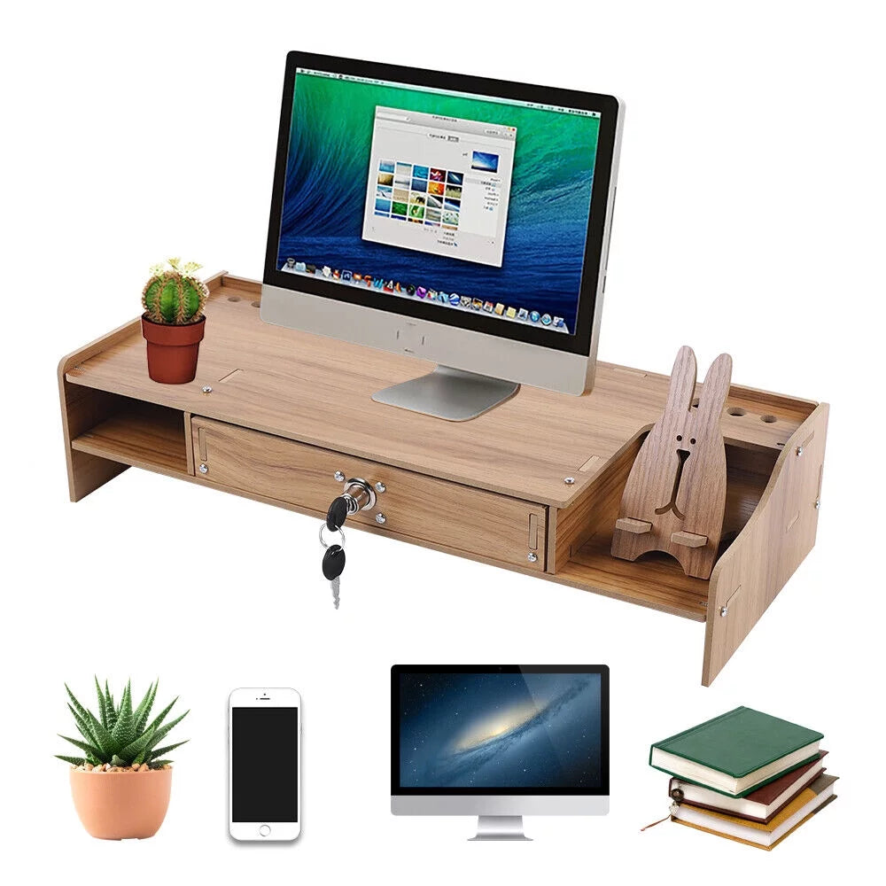 Monitor Riser Stand Desk Organizer B376027