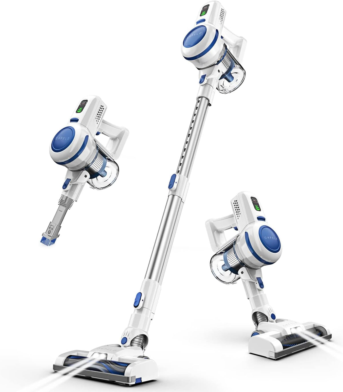 Cordless Stick Vacuum Cleaner with Detachable Battery W298610