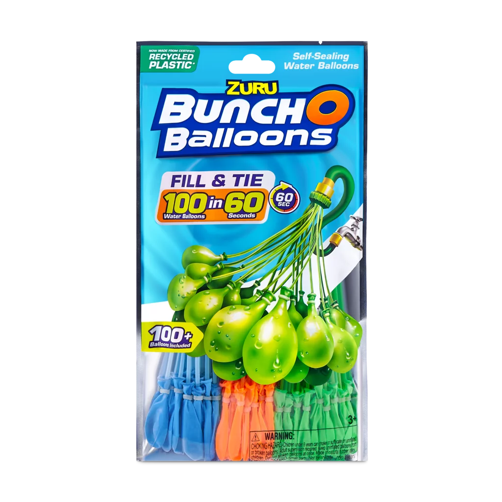 100 Rapid-Filling Self-Sealing Water Balloons R803