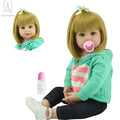 24 Inch Blond Hair Silicone Vinyl Baby Doll L503