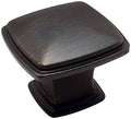 Oil Rubbed Bronze 25 Pack Square Cabinet Hardware Knob L772329