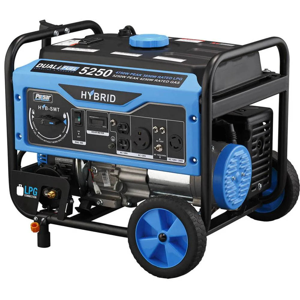 5250 Watt Portable Gasoline and Liquid Propane Generator X9865