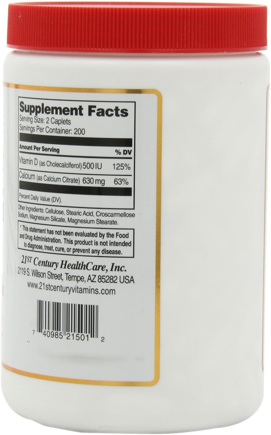 Calcium Citrate + Vitamin D Caps Q246
