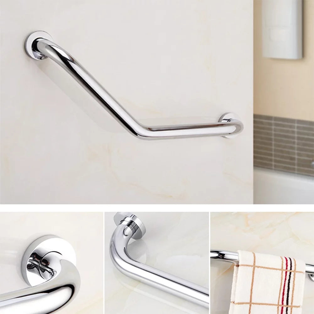 Bathroom Grab Bar Stainless Steel Chrome Safety Rail O184399