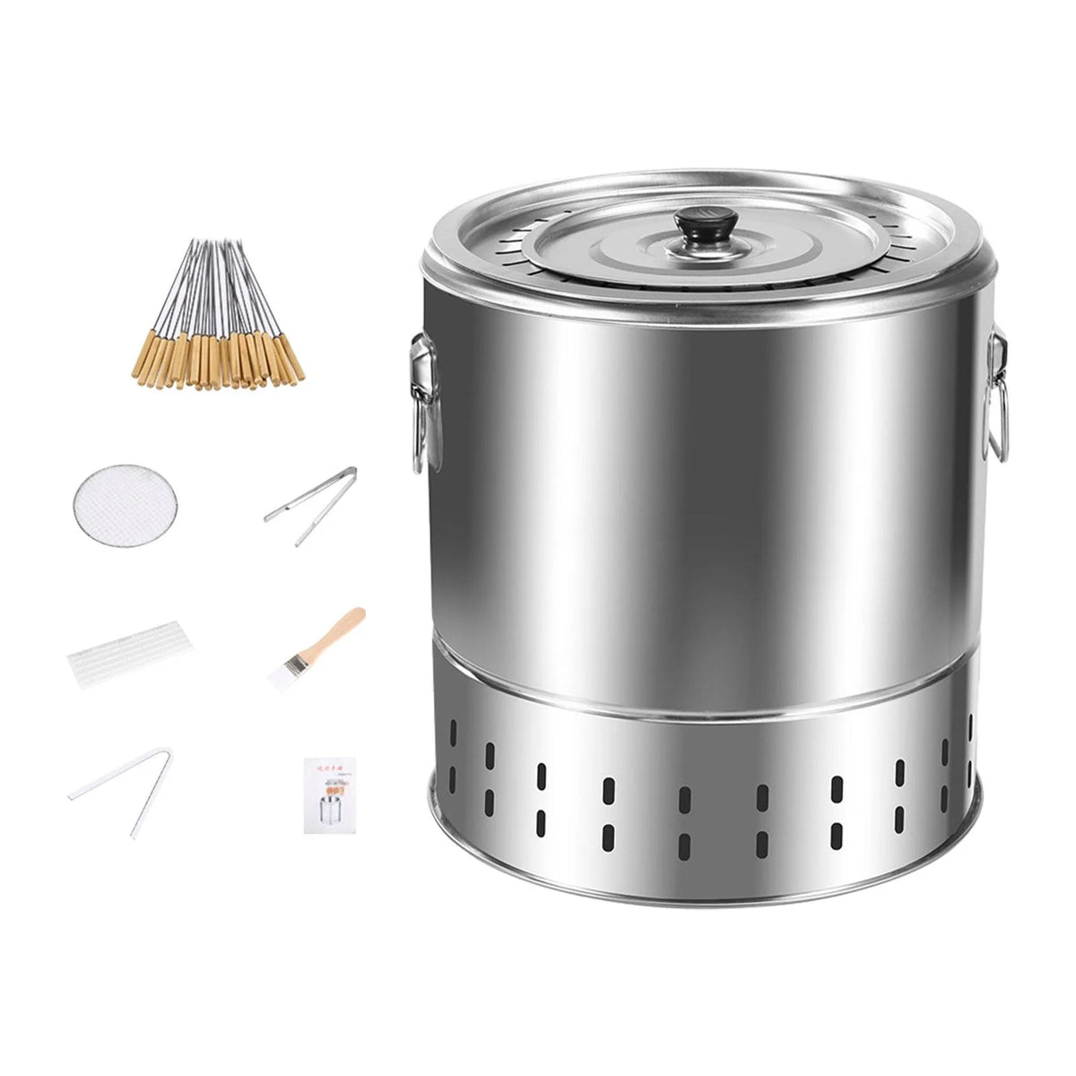 Compact Steel Smokeless Grill Q604
