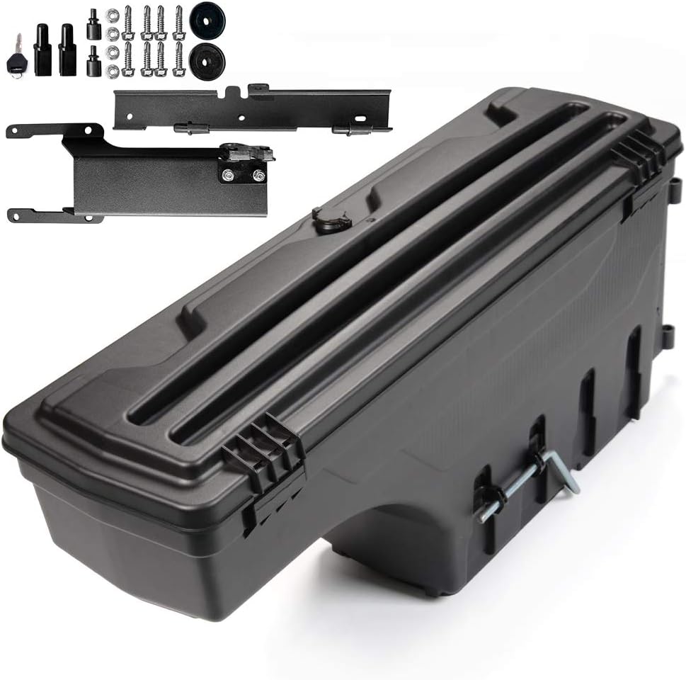 Lockable Storage Box Case For Ford F-150 2015-2019 Truck Bed Toolbox B918281