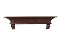 Distressed Cherry Fireplace Mantel Shelf F3098