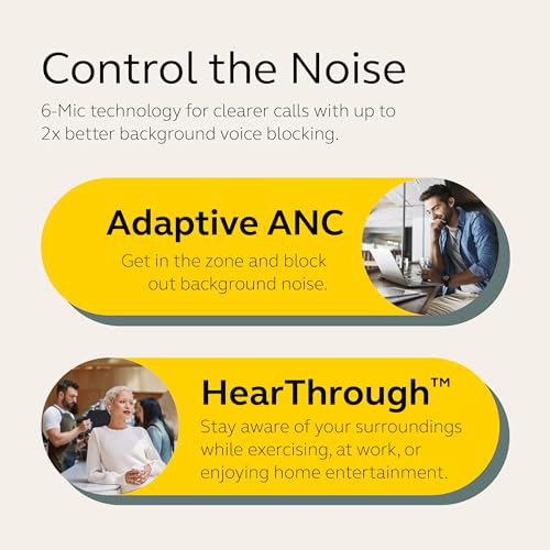 Caramel Wireless Bluetooth Earbuds with Active Noise Cancellation A445