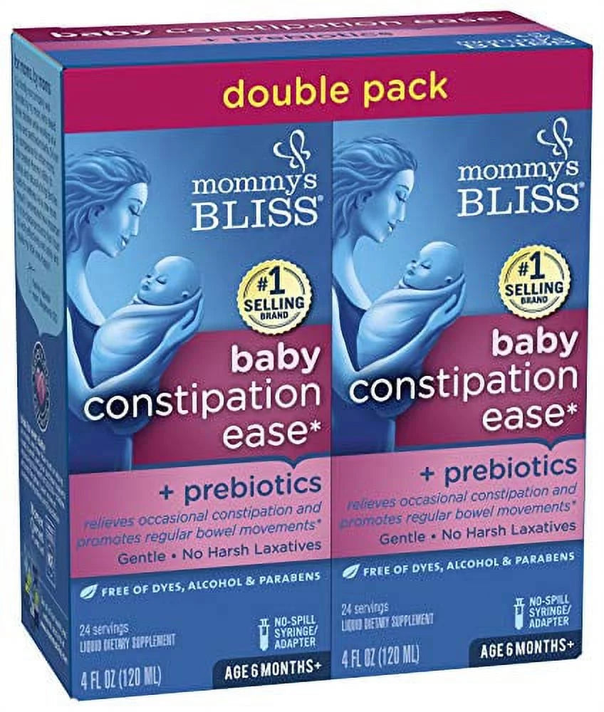 Baby Constipation Ease with Prebiotics, 4 Fl Oz (Pack of 2) N29079