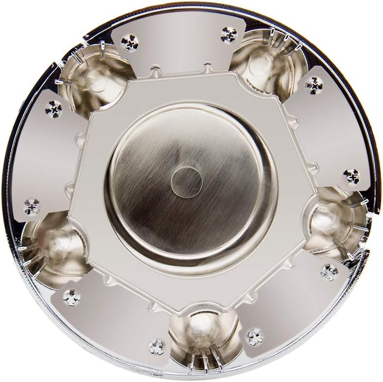 7" Center Cap with 5-Lug Steel Wheel Chrome Pack of 2 N160
