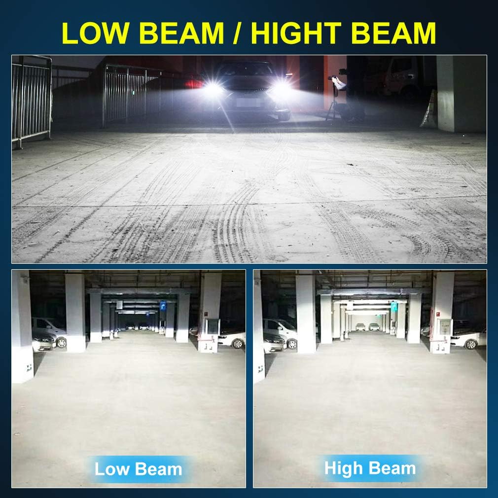 H7 LED Headlight Bulbs 6000K White 20000LM Pack of 2 Z1007