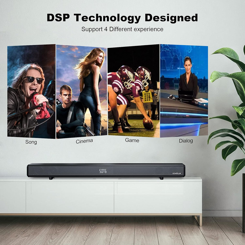 2.1CH Soundbar with Built-in Dual Subwoofers T337