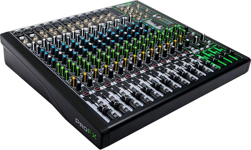 16-Channel Unpowered Mixer with TRS Cable, XLR Cable, Adapter and Microfiber Cloth L720