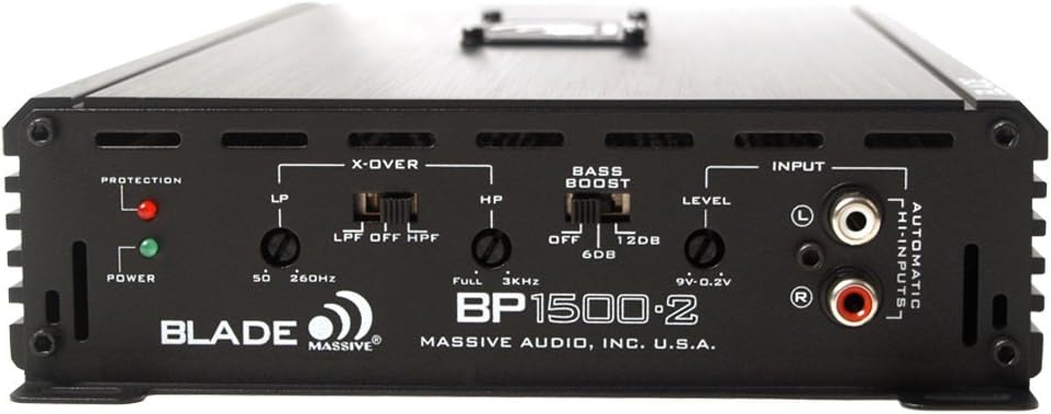 2 Channel 1000 Watts Class A/B Car Amplifier I454