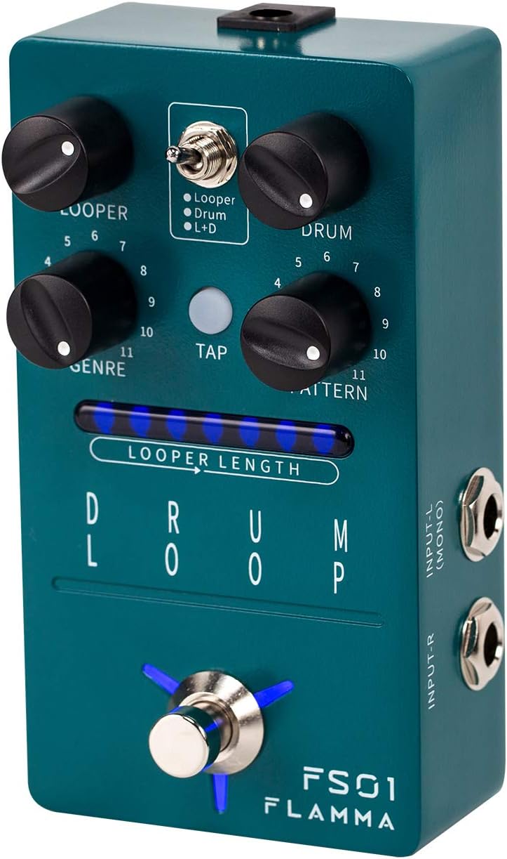 Cabinet Simulator Stereo Guitar Pedal with 11 Built-in Effects N8147